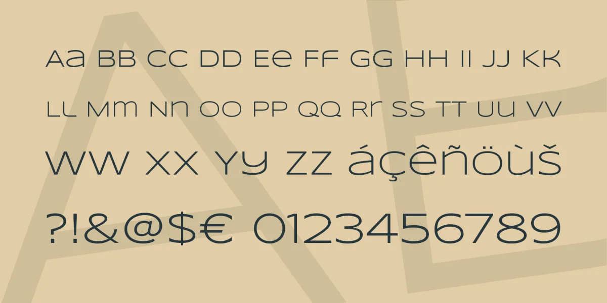 Syncopate Font Family preview 3