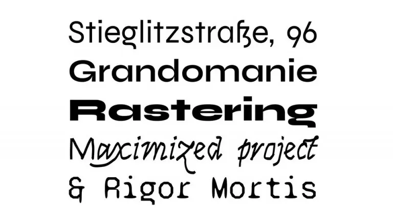 Syne Font preview 4