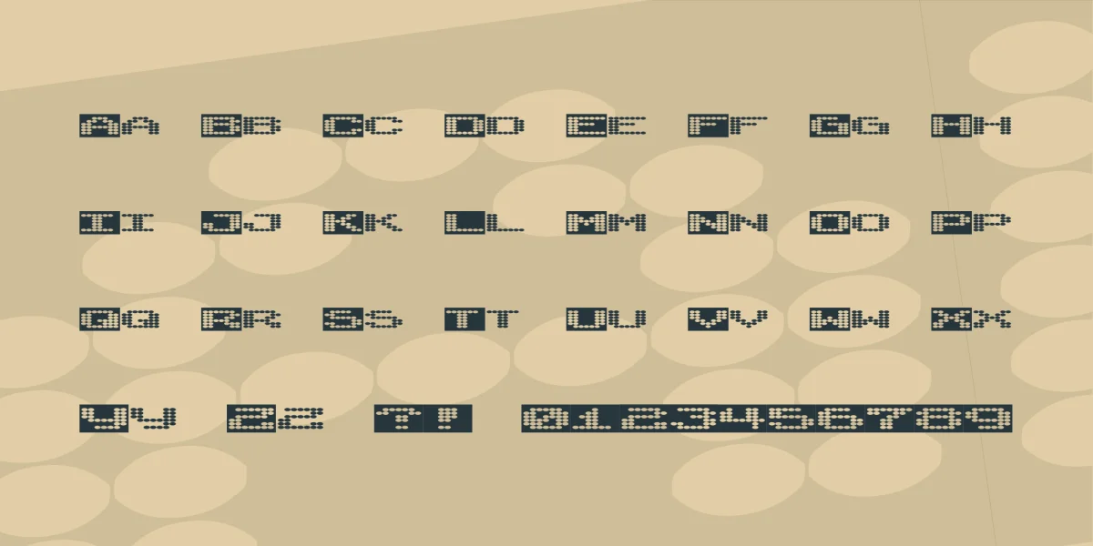 Synthetic Syncronism Font preview 2