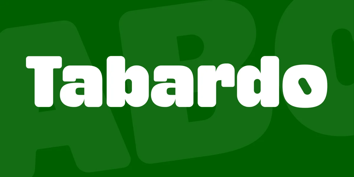 Tabardo Font preview 2