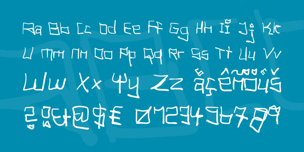 Tag Hand Graffiti Trash Font Family preview 4