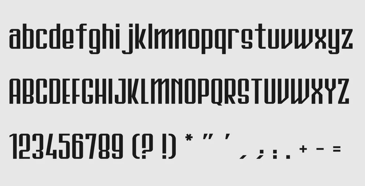 TALERO Font preview 2