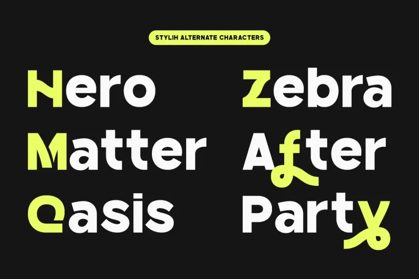 Talinoir Font preview 5