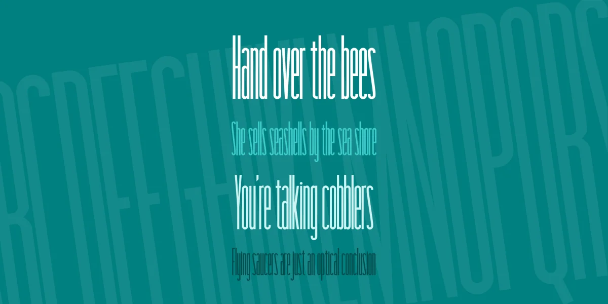 taller Font preview 2
