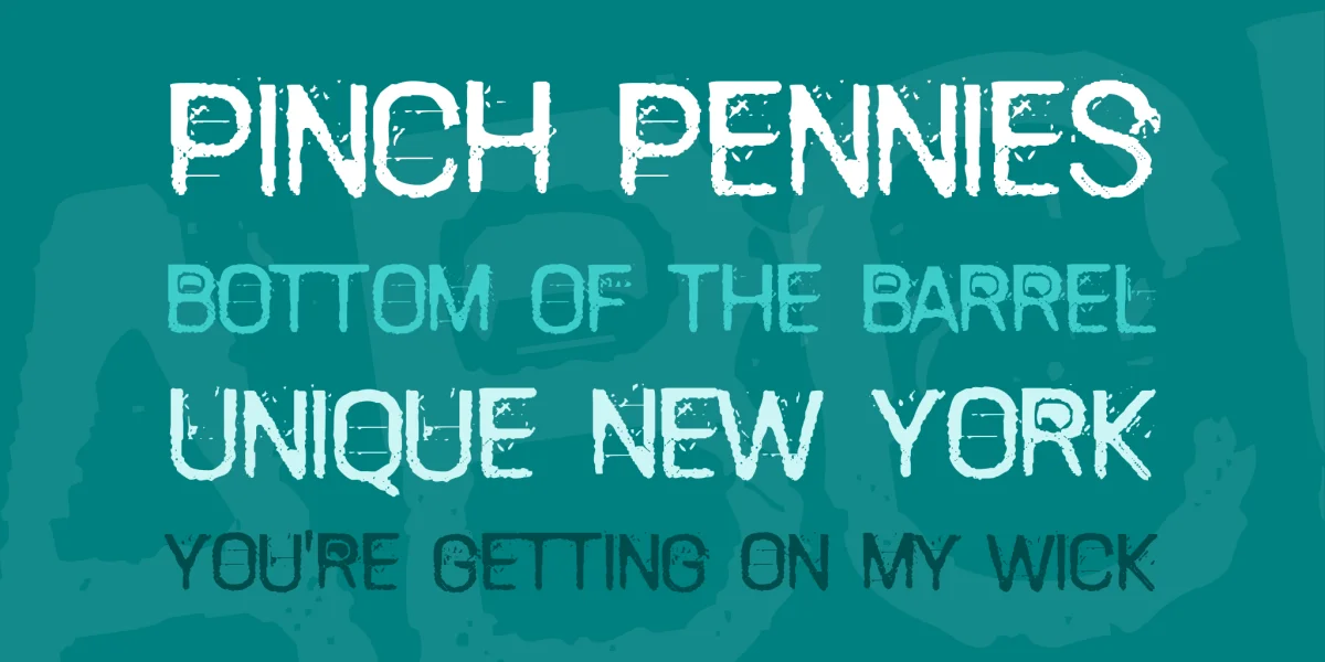 Tamette Punkdomed Font preview 2