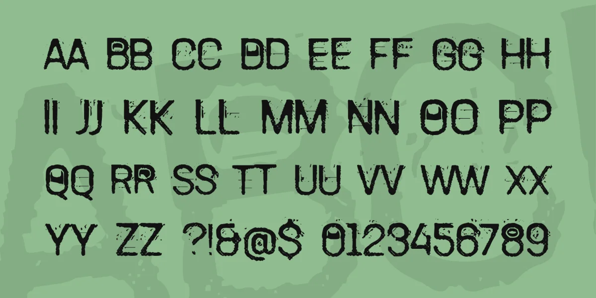 Tamette Punkdomed Font preview 4
