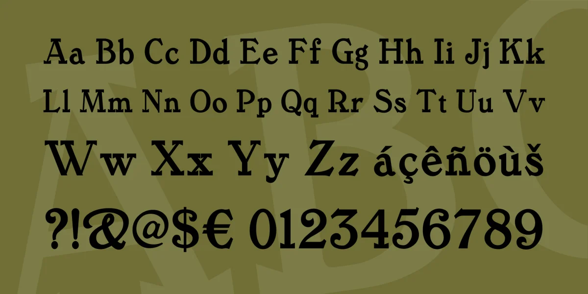 Tanglewood Tales NF Font preview 4