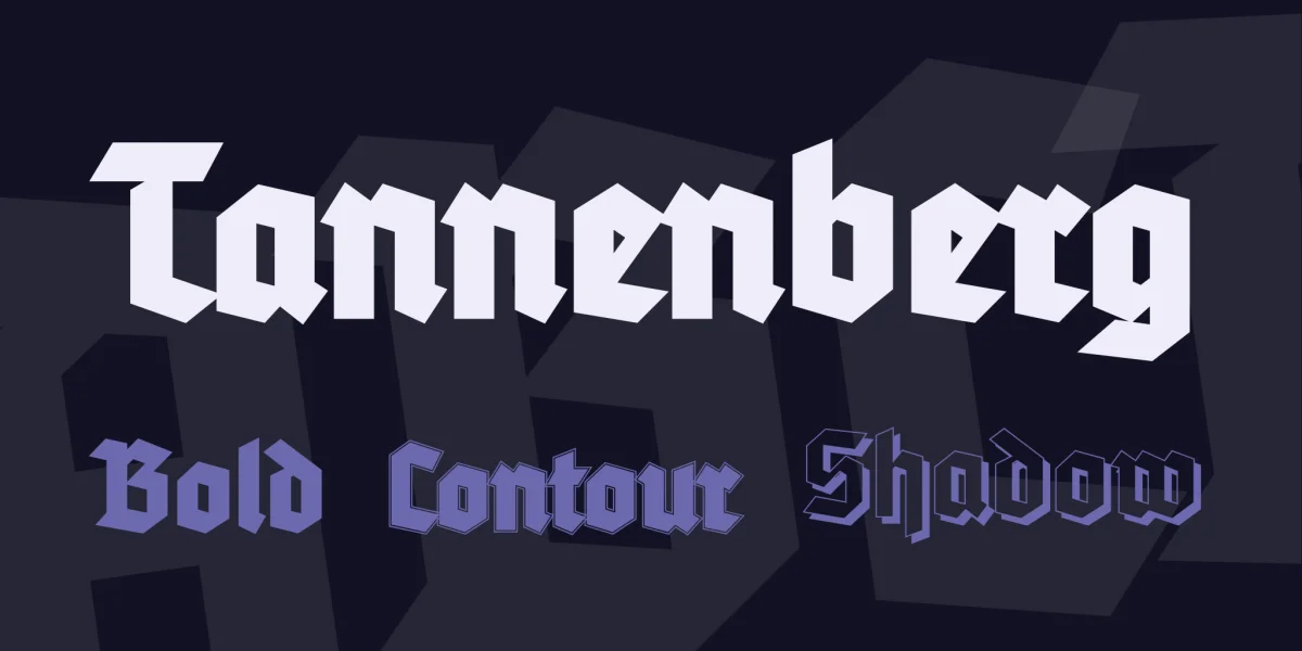 Tannenberg Font Family
