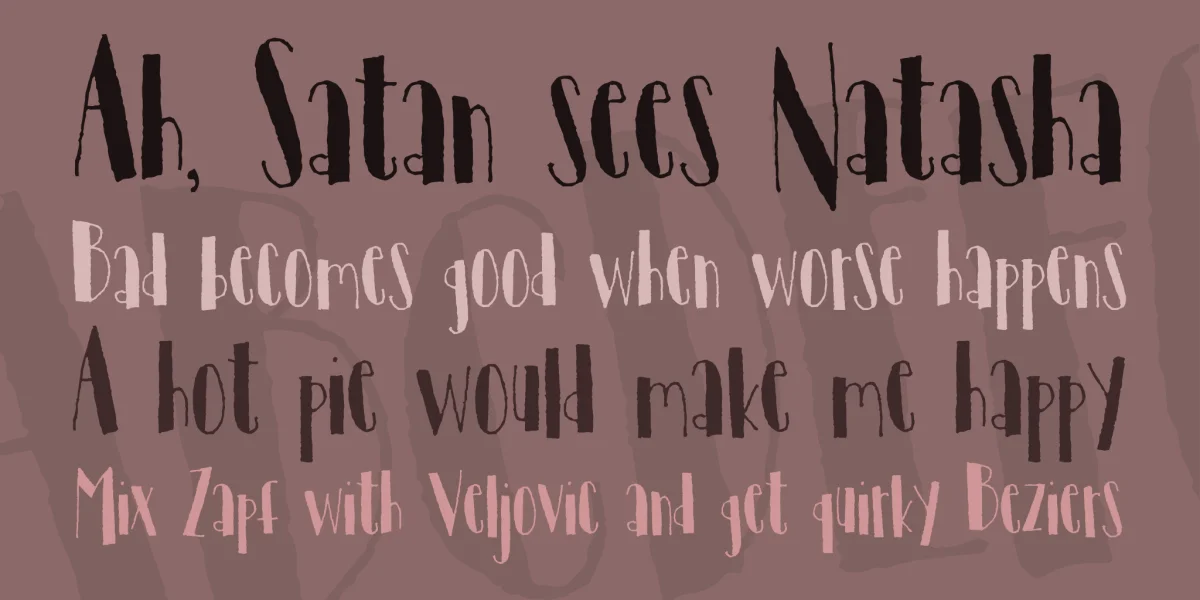 Tantamount DEMO Font preview 6
