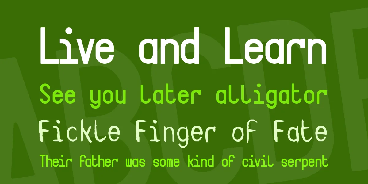Targa Font Family preview 3