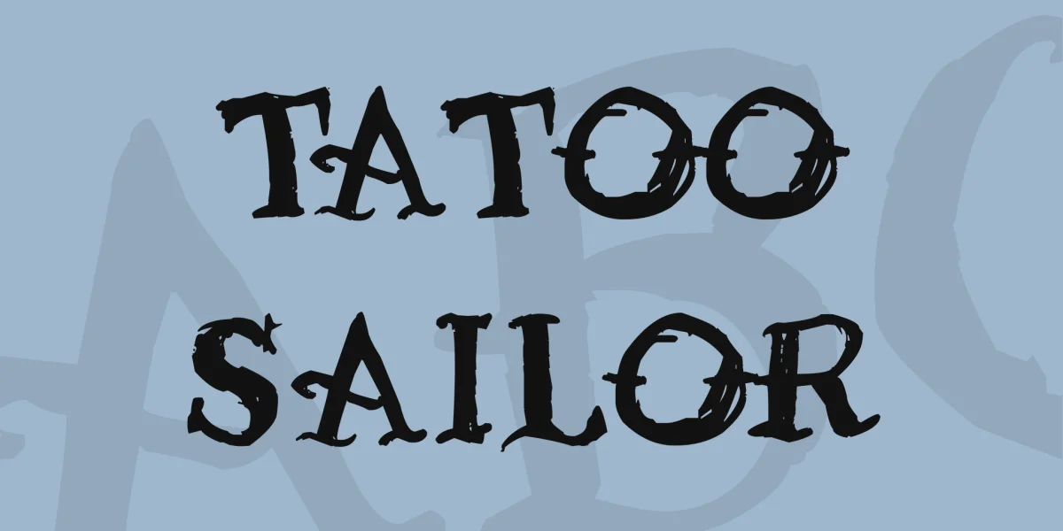 Tatoo Sailor Font preview 2