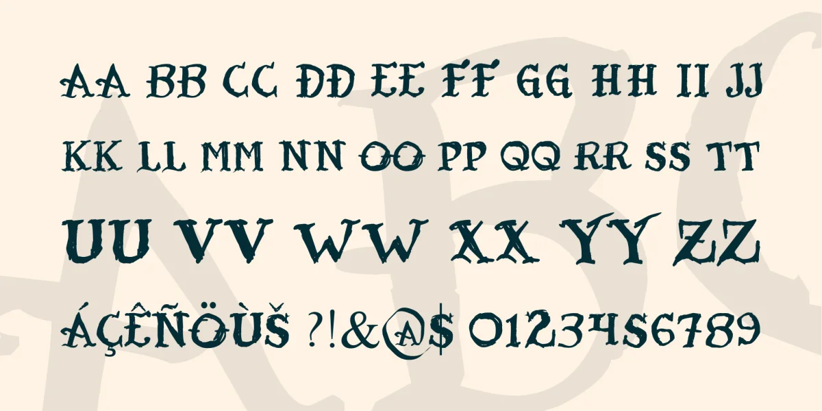 Tatoo Sailor Font preview 4