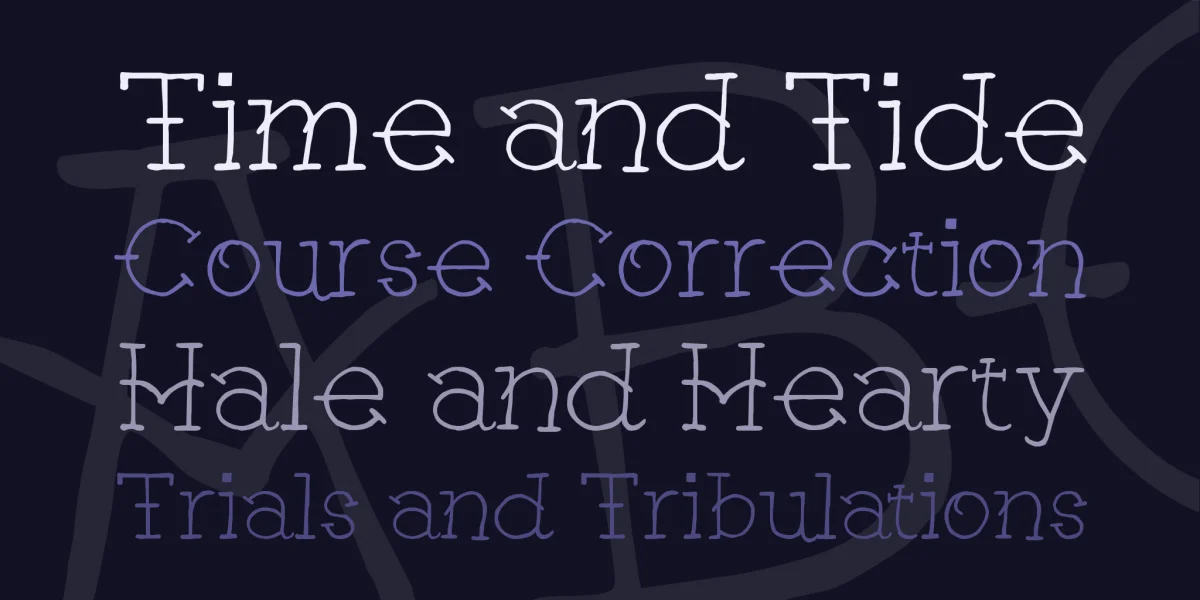 Tattoo Girl FW Font preview 2