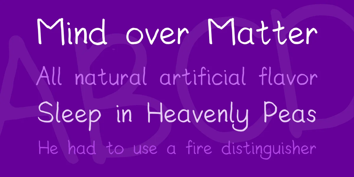Tball Font preview 3