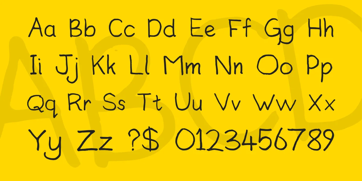 Tball Font preview 5