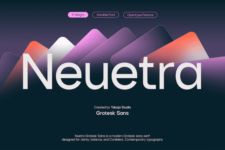 TBJ Neuetra Demo Font Family
