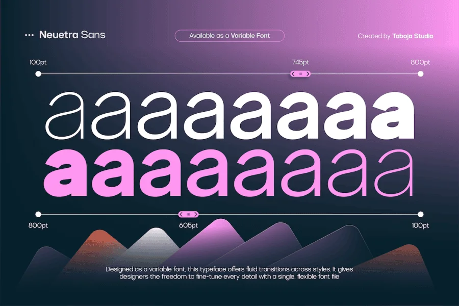 TBJ Neuetra Demo Font Family preview 7