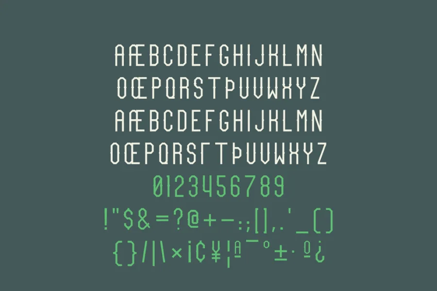 Team Captain Font preview 2