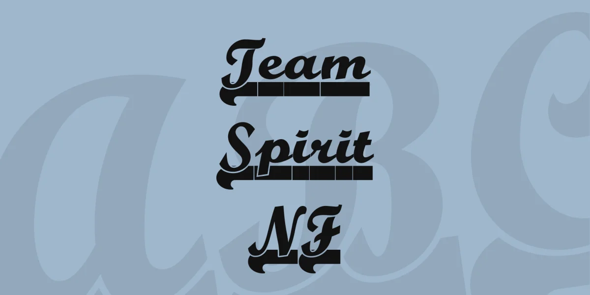 Team Spirit NF Font