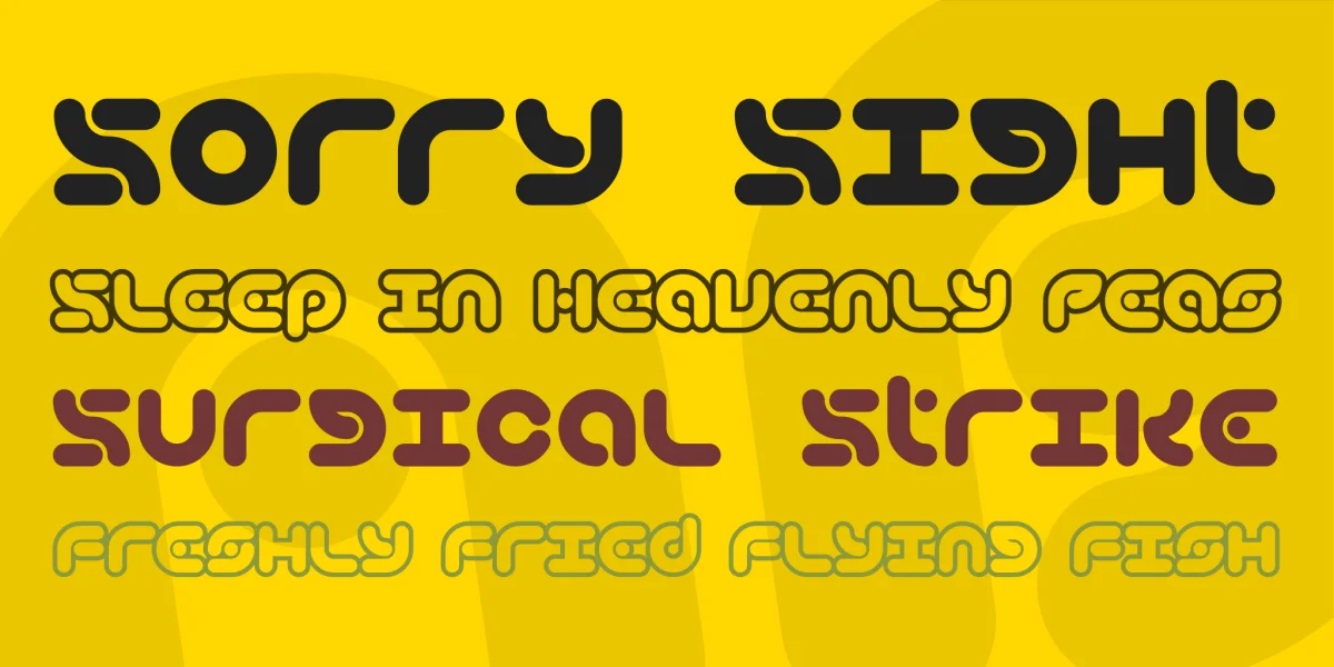 Technique Font Family preview 2