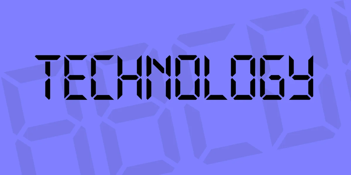 Technology Font Family