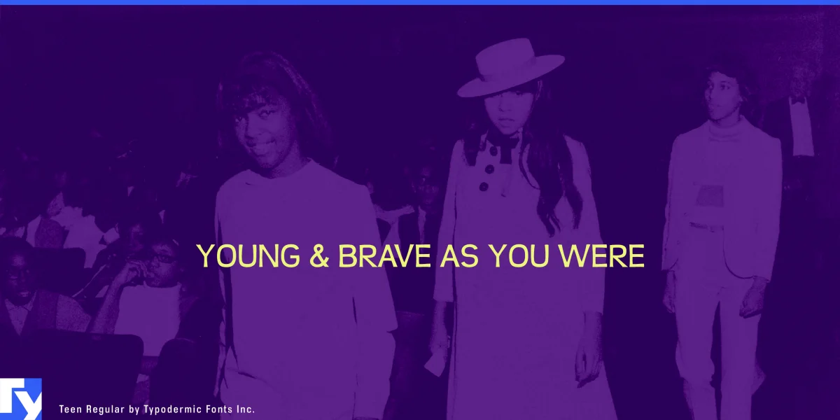 Teen Font Family preview 4