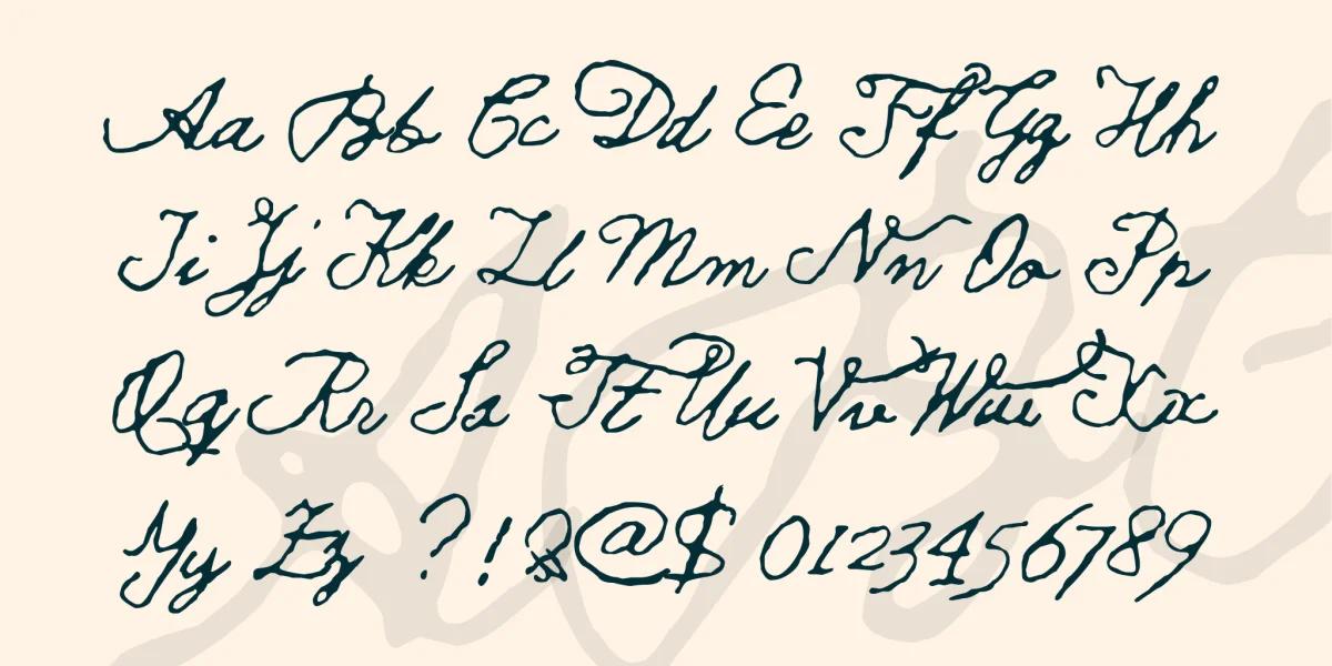 Tell us, Pangaia Font preview 4