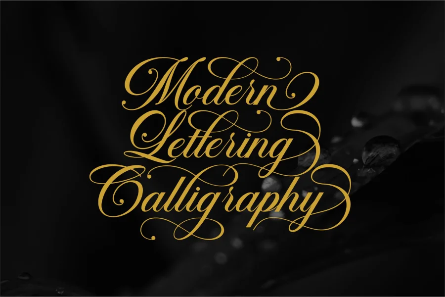 Tempting Font preview 2