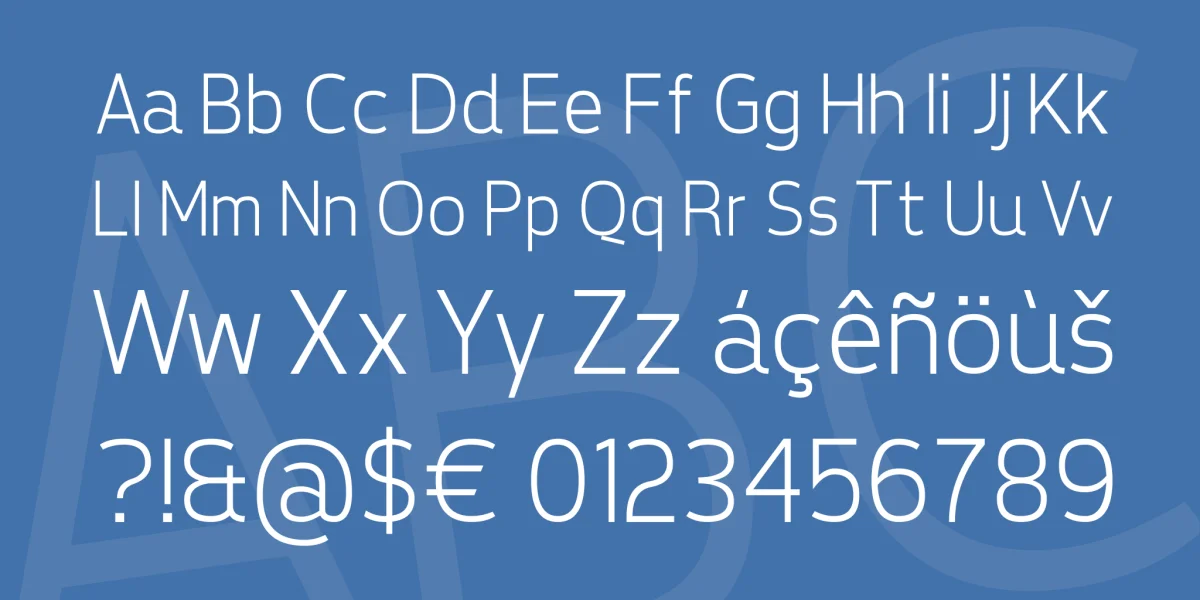 Tepeno Sans Font Family preview 5