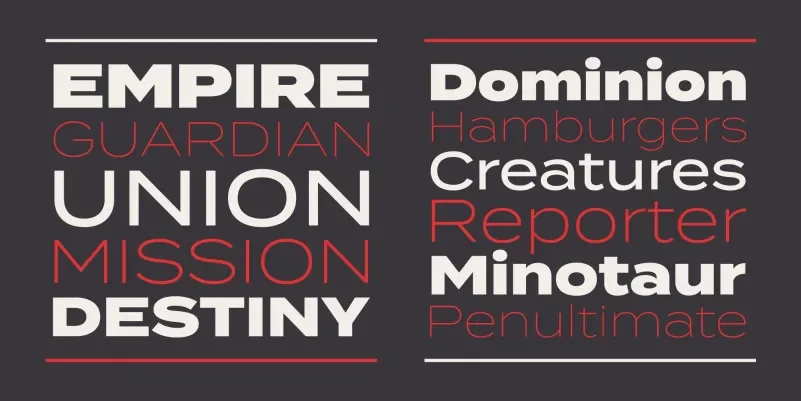 Termina Font preview 4