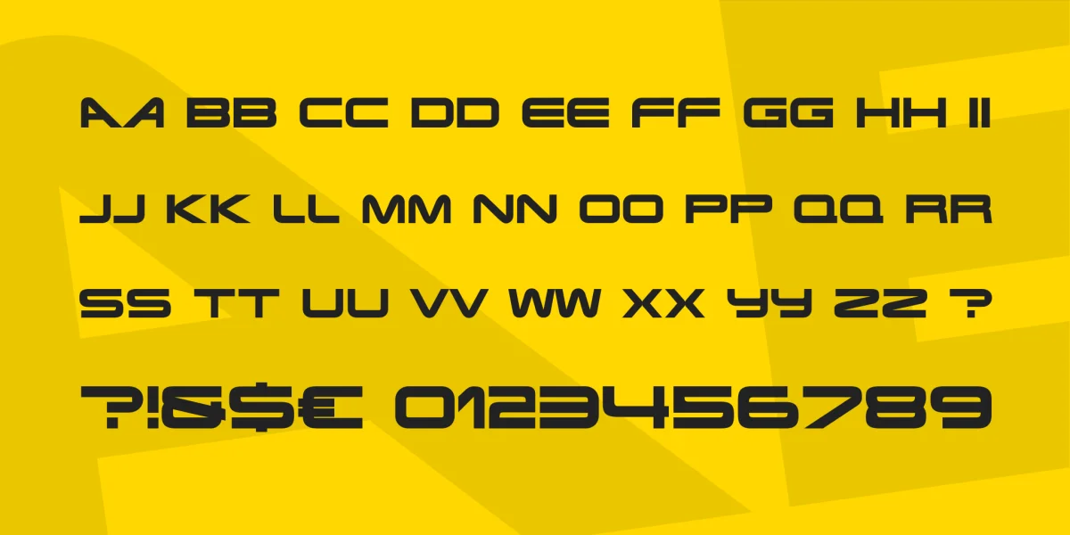 Terminator Real NFI Font preview 3