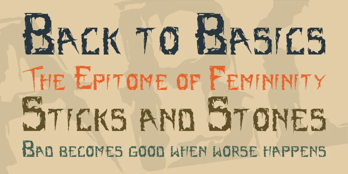 Terror Pro Font preview 2