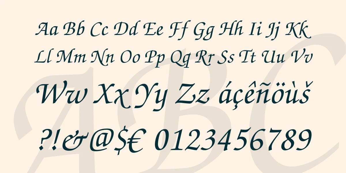 TeX Gyre Chorus Font preview 4