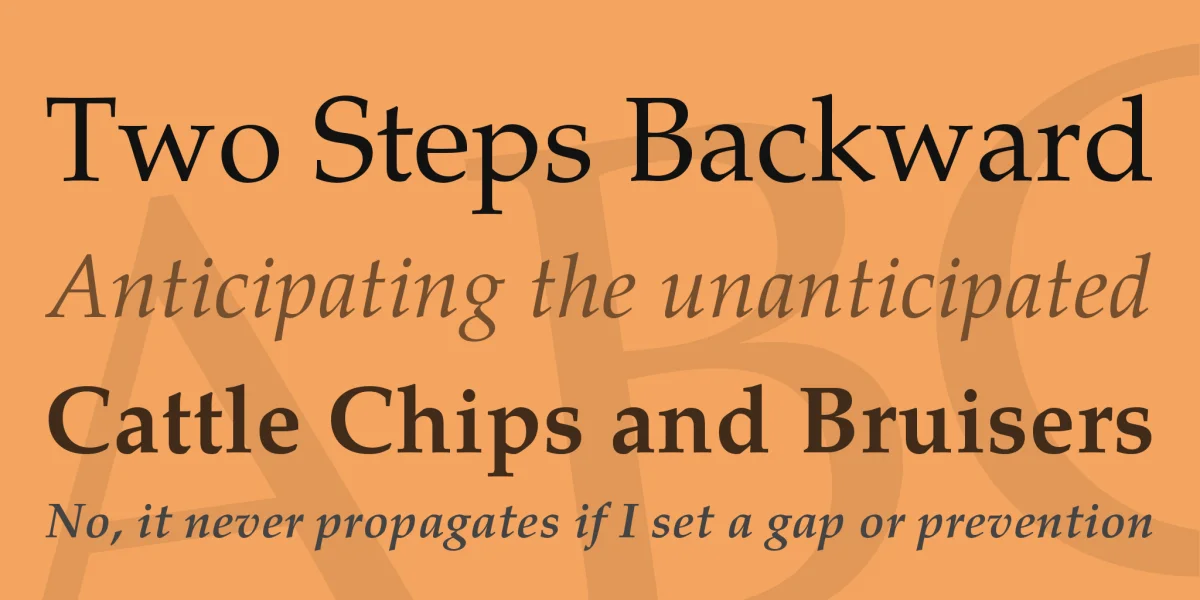 TeX Gyre Pagella Font Family preview 2