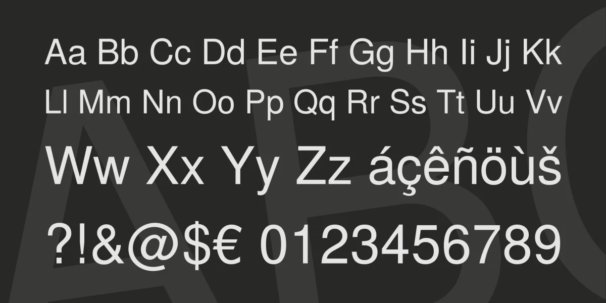 TeXGyreHeros Font Family preview 4