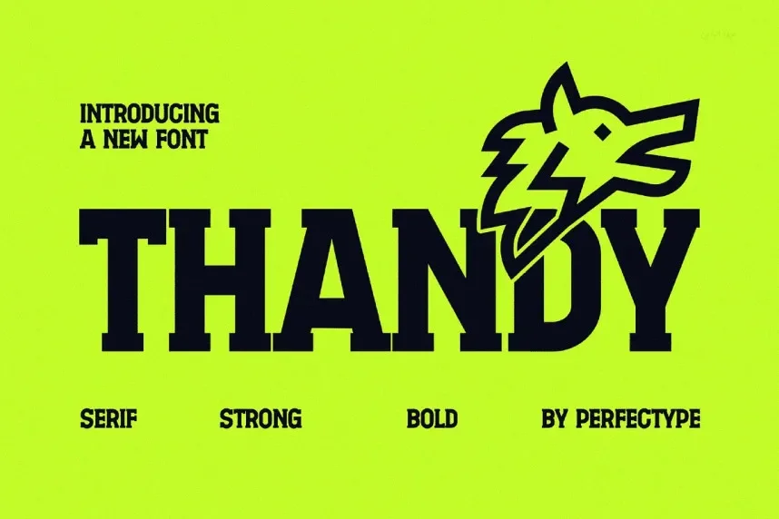 Thandy Font preview 2