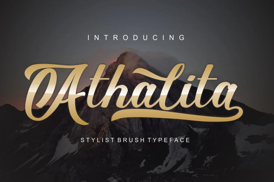 The Athalita Font preview 15