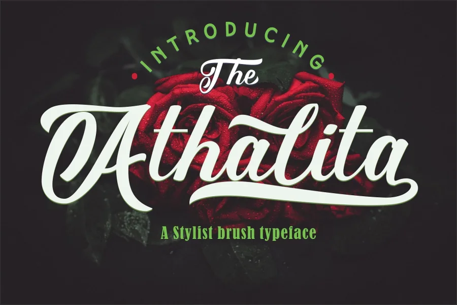 The Athalita Font preview 2