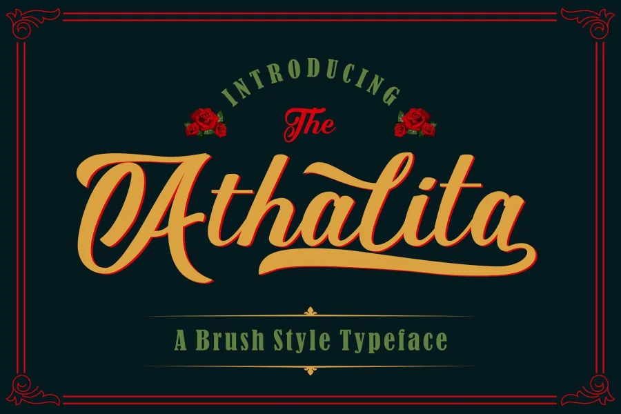 The Athalita Font preview 3