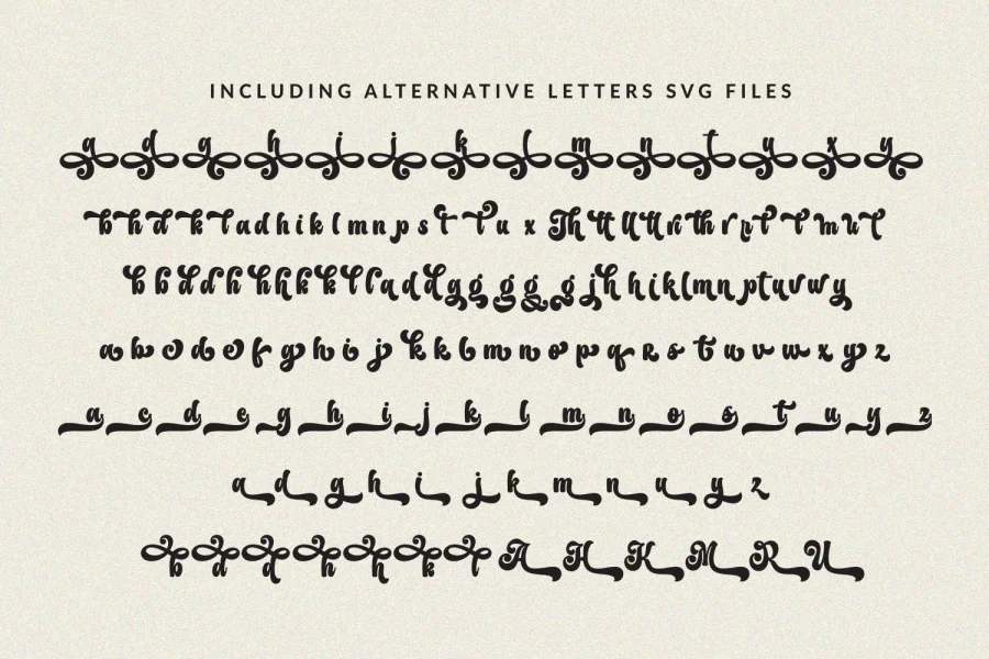 The Augusta Font preview 8