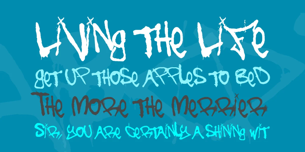 The Battle Continuez Font preview 2