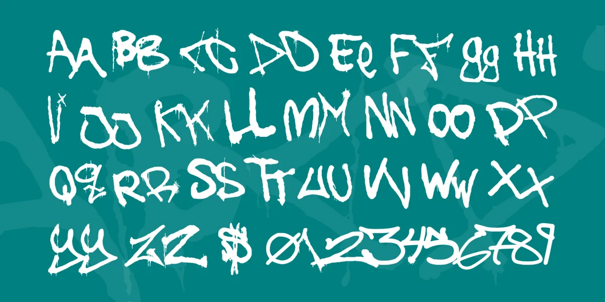 The Battle Continuez Font preview 3