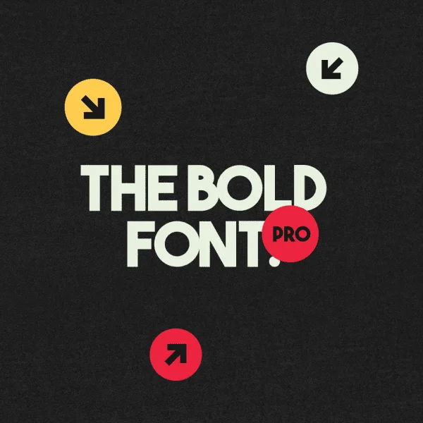 THE BOLD FONT (FREE VERSION) Font preview 9