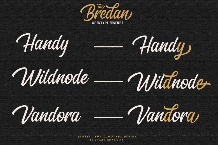 The Bredan Font preview 6