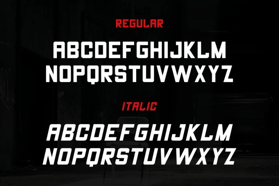 THECHAMP DEMO Font Family preview 7