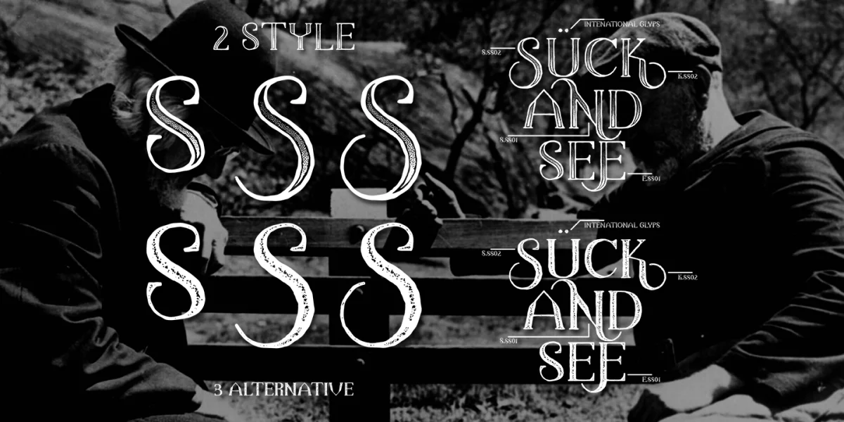 The Dark Titan Classic Font preview 3