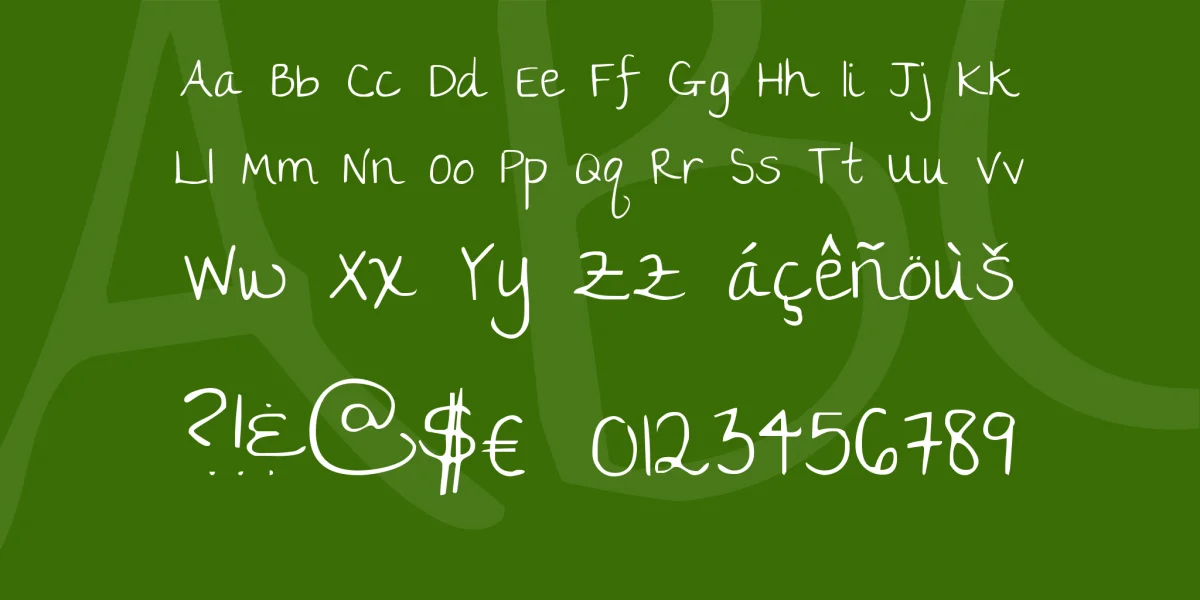The Girl Next Door Font preview 4