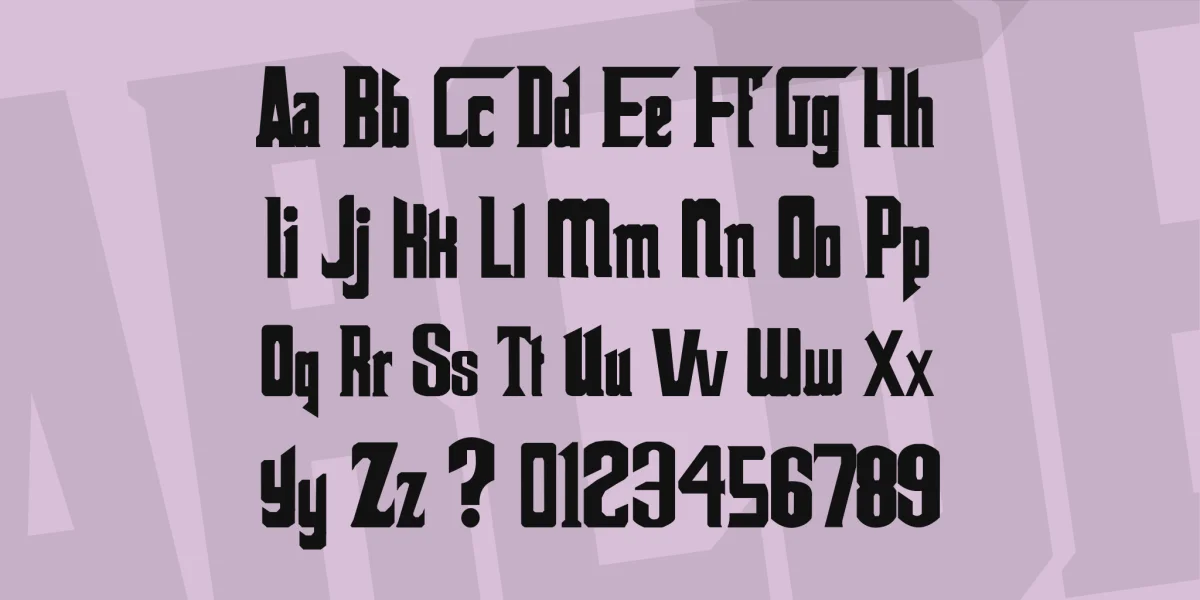 The Godfather Font preview 2