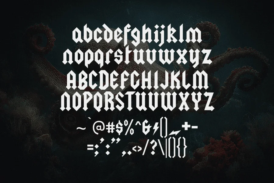 The Gothic Rite Font Family preview 3