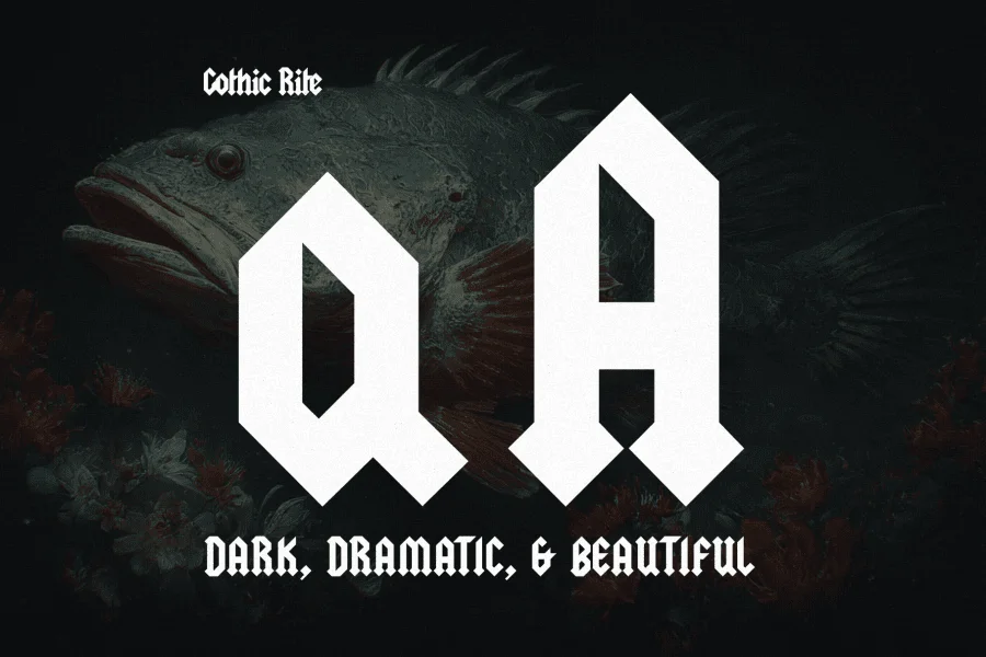 The Gothic Rite Font Family preview 5